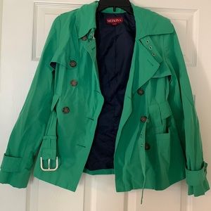 Green pea jacket